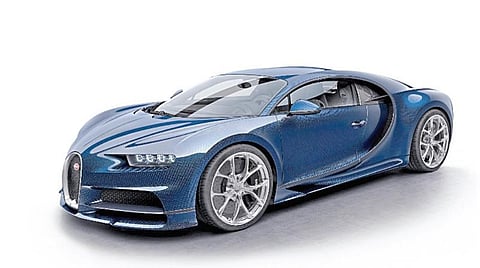 விமானத்துக்கு சவால் விடும் புகாட்டி சிரோன்