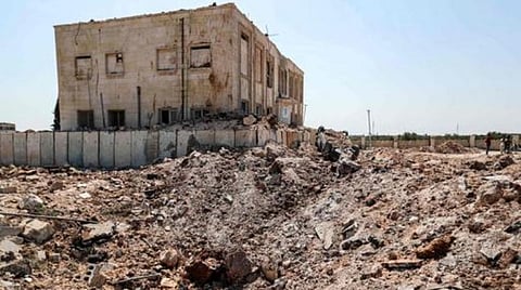 சிரியாவில் கார் குண்டு வெடிப்பு: 11 பேர் பலி; பலர் காயம்