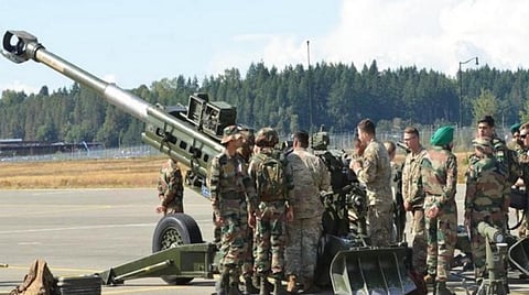 அமெரிக்காவில் நவீன ரக ஆயுதங்களோடு இந்திய, அமெரிக்க ராணுவம் கூட்டு போர்ப் பயிற்சி