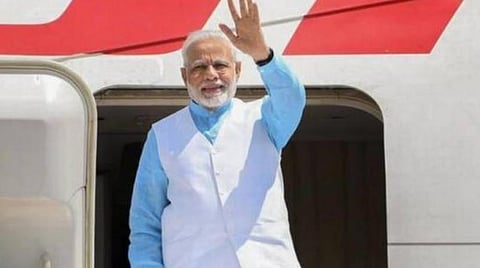 பிரதமர் மோடி பயணிக்கும் விமானம் பாகிஸ்தான் வான்வெளியில் பறக்கத் தடை விதிப்பு