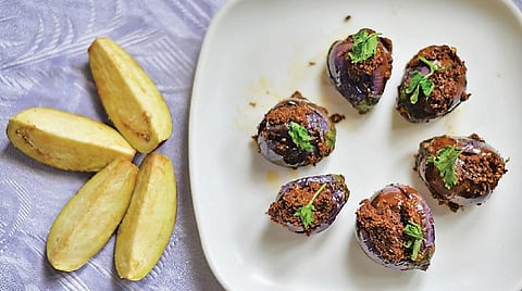 தலைவாழை: கலோஞ்சி பைங்கன்