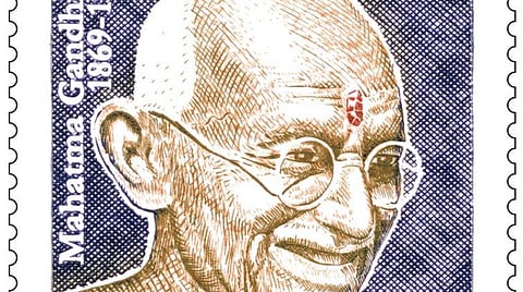 காந்தியின் 150-வது பிறந்த நாள்: தபால் தலை வெளியிட்ட பிரான்ஸ்