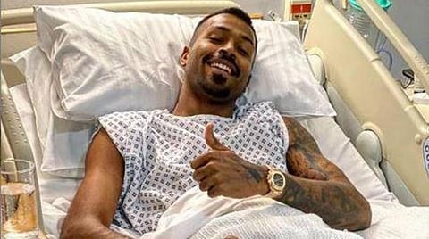 லண்டனில் ஹர்திக் பாண்டியா முதுகு அறுவை சிகிச்சை வெற்றிகரம்