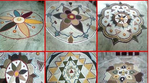 தீய சக்தியை விரட்டும் வராஹி கோலம்! 