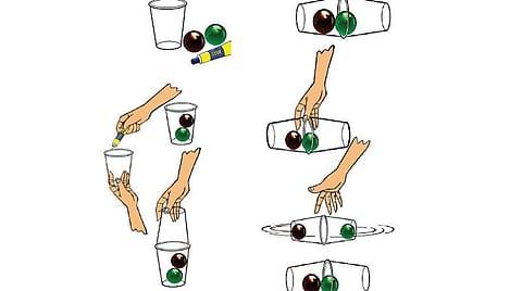 அறிவியல் மேஜிக்: பந்துகளைப் பிரிக்கும் மாய விசை!