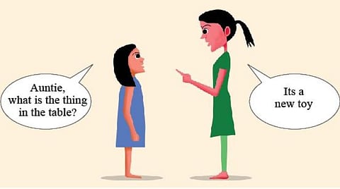 ஆங்கில உரையாடல் - அதிலென்ன தவறுகள்?: இது யாருடைய பொம்மை?