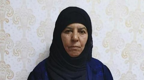 பிடிபட்ட அபுபக்கர் அல் பாக்தாதியின் சகோதரி படம் வெளியீடு