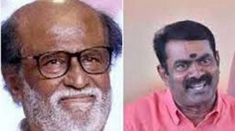 ரஜினி - சீமான்: கோப்புப்படம்