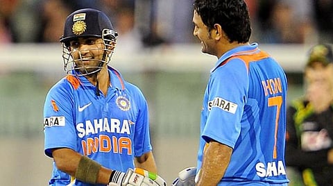 கவுதம் கம்பீர், தோனி