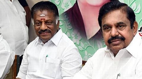 துணை முதல்வர் ஓ.பன்னீர்செல்வம் மற்றும் முதல்வர் எடப்பாடி பழனிசாமி: கோப்புப்படம்