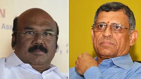 அமைச்சர் ஜெயக்குமார் - குருமூர்த்தி: கோப்புப்படம்