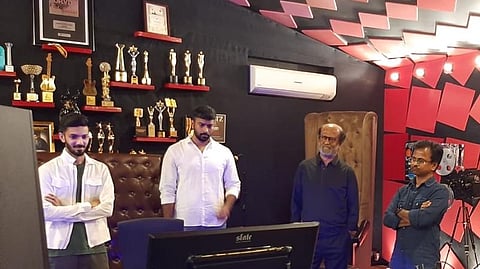 'தர்பார்' பாடல்களுக்கு அனிருத்தைப் பாராட்டிய ரஜினி