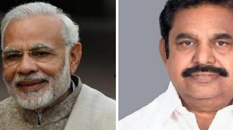 பிரதமர் மோடி - முதல்வர் பழனிசாமி: கோப்புப்படம்