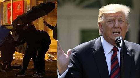 சீன எதிர்ப்பை மீறி ஹாங்காங் விவகாரத்தில் தலையிட்ட அமெரிக்கா; மசோதாவில் கையெழுத்திட்ட ட்ரம்ப்