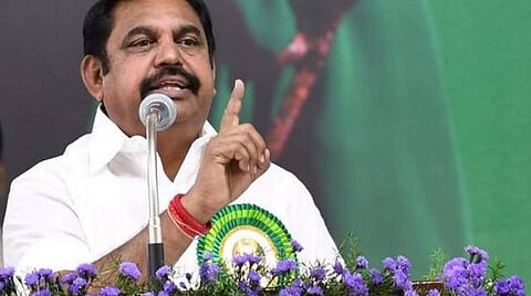 முதல்வர் எடப்பாடி பழனிசாமி: கோப்புப்படம்