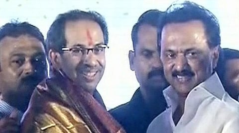 பதவியேற்பின் போது ஸ்டாலின்