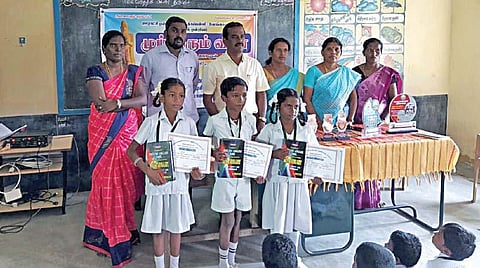 புதுக்கோட்டை வேங்கைவயல் அரசு பள்ளியில் முப்பெரும் விழா