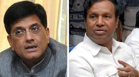 ஆவடி - ஸ்ரீபெரும்புதூர் - கூடுவாஞ்சேரி புதிய ரயில் பாதை திட்டத்தை ஏன் கிடப்பில் போட்டீர்கள்?- பியூஷ் கோயலிடம் டி.ஆர்.பாலு கேள்வி 