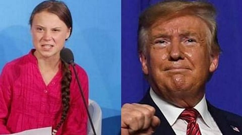 டைம்ஸ் இதழின் சிறந்த நபராகத் தேர்வு செய்யப்பட்ட விவகாரம்: ட்ரம்ப்பின் விமர்சனத்துக்கு கிரெட்டா பதிலடி