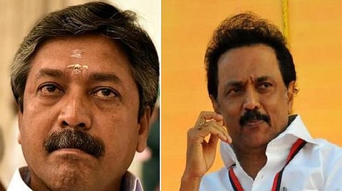 அமைச்சர் சி.வி.சண்முகம் - மு.க.ஸ்டாலின்: கோப்புப்படம்