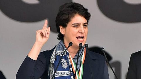 காங்கிரஸ் கட்சியின் பொதுச்செயலாளர் பிரியங்கா காந்தி : கோப்புப்படம்