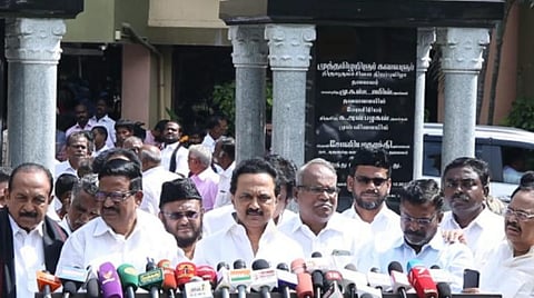 ஸ்டாலின் செய்தியாளர் சந்திப்பு.