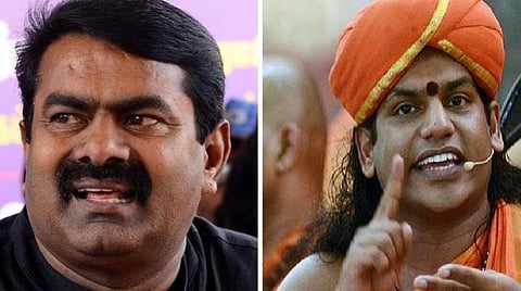 சீமான் - நித்யானந்தா: கோப்புப்படம்