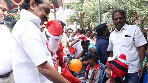 கிறிஸ்துமஸ் விழாவில் பங்கேற்ற ஸ்டாலின்