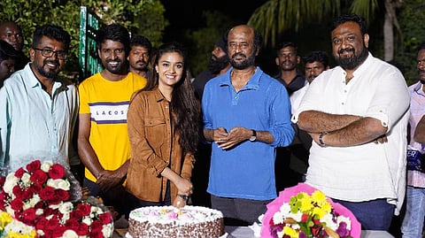 கீர்த்தி சுரேஷுக்கு 'தலைவர் 168' படக்குழு வாழ்த்து