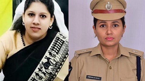 டாக்டர் கிருத்திகா சுக்லா,ஐ.ஏ.எஸ்,  (அடுத்த படம்) எம். தீபிகா ஐ.பி.எஸ்.,