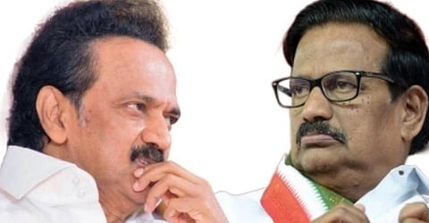 மு.க.ஸ்டாலின் - கே.எஸ்.அழகிரி: கோப்புப்படம்