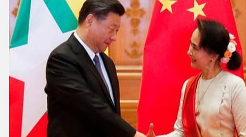 ஜி ஜின்பிங் -சூச்சி சந்திப்பு: பல ஒப்பந்தங்கள் கையெழுத்து