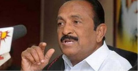 வைகோ: கோப்புப்படம்