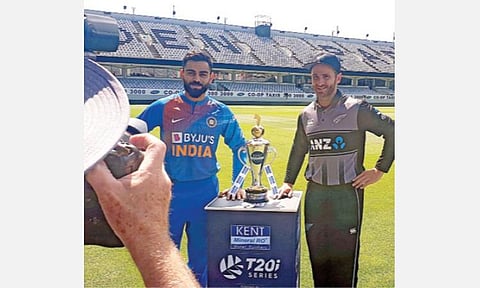 ஆக்லாந்து ஈடன் பார்க்கில் இன்று இந்தியா - நியூஸிலாந்து டி 20-ல் மோதல்