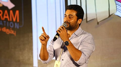 அகரம் என்றால் நான் என்பதை மலிவாகப் பார்க்கிறேன்: மீண்டும் கண்கலங்கிய சூர்யா