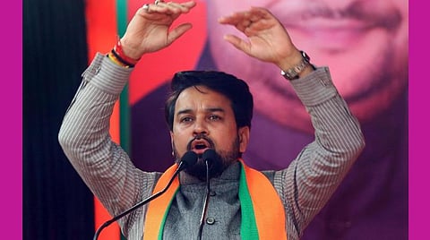 மத்திய நிதித்துறை இணையமைச்சர் அனுராக் தாக்கூர் : கோப்புப்படம்