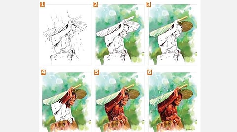 உனக்குள் ஓர் ஓவியன்-12: மழையும் குரங்கும்