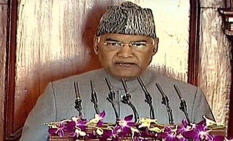 போராட்டங்களி்ன் பெயரால் வன்முறை. நாட்டுக்கு பாதிப்பு: நாடாளுமன்றத்தில் குடியரசுத் தலைவர் உரை