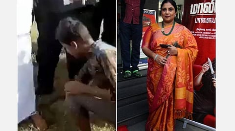 குனிந்து பழக்கப்பட்டவர்கள்; காலணியைக் கழட்டக் குனிய முடியவில்லையா? - ஸ்ரீப்ரியா சாடல்