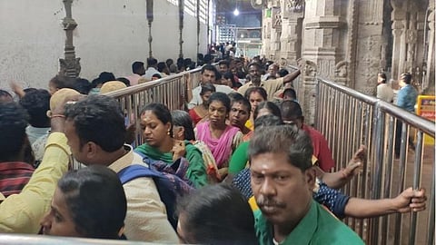 தைப்பூசத் திருவிழா: திருப்பரங்குன்றத்தில் ஏராளமான பக்தர்கள் சுவாமி தரிசனம்