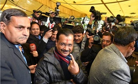 டெல்லி தேர்தல்: 54.15% வாக்குகள் பதிவு