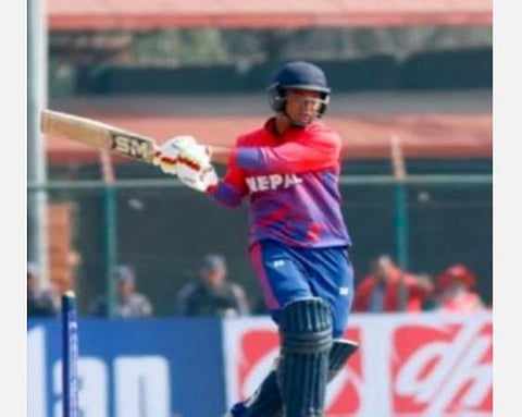 15 வயதில் ஒருநாள் சர்வதேச கிரிக்கெட் அரைசதம்: நேபாள் வீரர் சாதனை