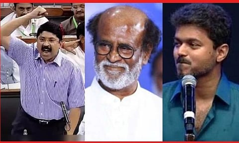 ரஜினிக்கு ஒரு நியாயம் விஜய்க்கு ஒரு நியாயமா?- ஐடி ரெய்டு குறித்து மக்களவையில் தயாநிதி மாறன் கேள்வி
