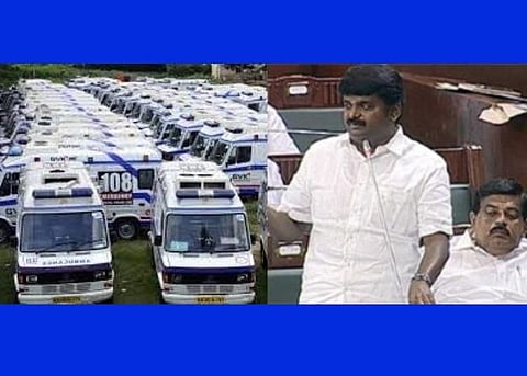 ​​​​​​​ஆம்புலன்ஸ்கள் எப்படிச் செயல்படுகின்றன?- அமைச்சர் விஜயபாஸ்கர் விளக்கம்: பிரத்யேக செயலி குறித்து தகவல்