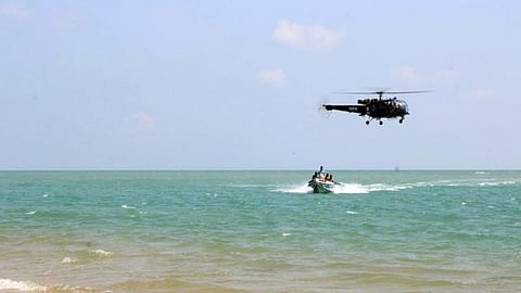 தனுஷ்கோடி அருகே இலங்கை மீனவர்கள் 5 பேர் கைது