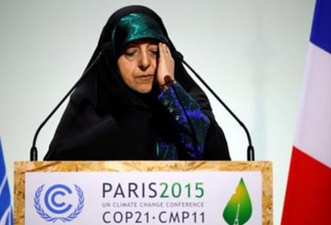 ஈரானின் துணை அதிபர் மவுசமெக் எம்தெகர்.