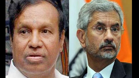 டி.ஆர்.பாலு - மத்திய அமைச்சர் ஜெய்சங்கர்