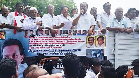 'அதிமுக ஆட்சியில் குண்டர்களாக மாறும் அமைச்சர்கள்': தங்கம் தென்னரசு சாடல்