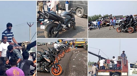 இணையத்தில் வைரலாகும் 'வலிமை' ஷூட்டிங் ஸ்பாட் புகைப்படங்கள்