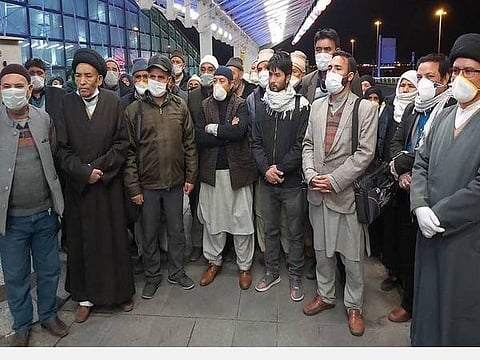 தாயகம் திரும்பிய இந்தியர்கள். | படம் : எஸ்.ஜெய்சங்கர் ட்விட்டர் பக்கம்.